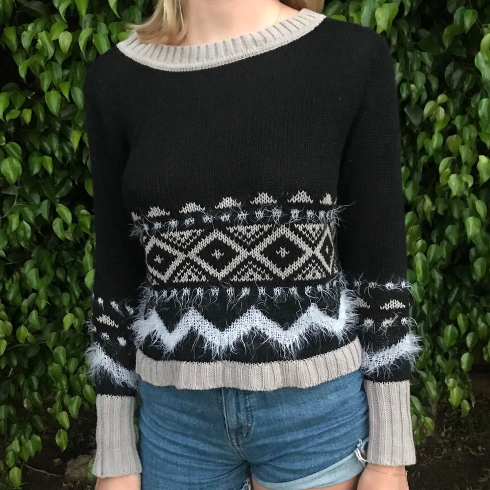 Rubbish Fair Isle Sweater L